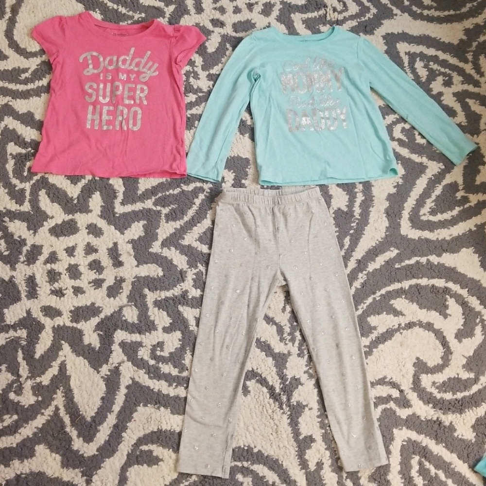 Matching tops and leggings 4T